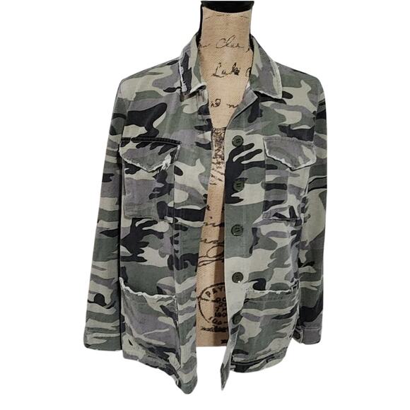 Jodifl camouflage Camo button up jacket size small - Picture 3 of 7